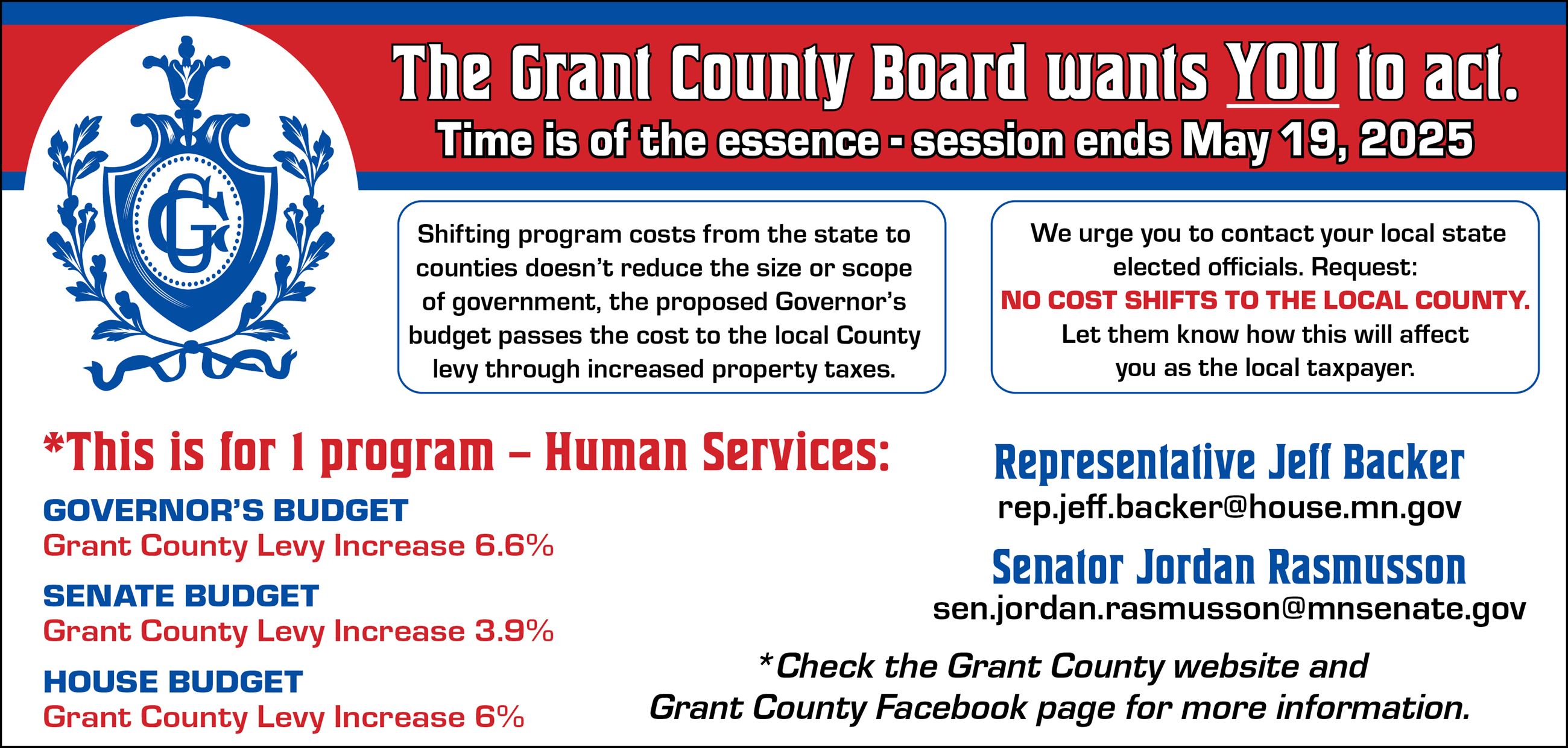 Grant County Coordinator Board - Program - 6colx5.25